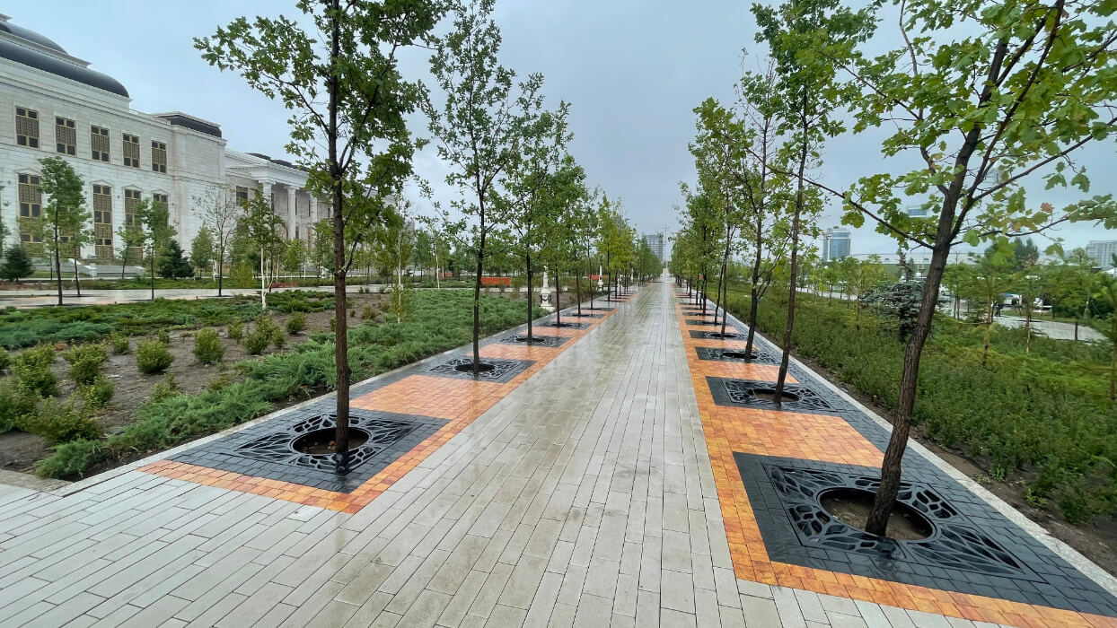 Приствольная решетка для дерева ZKING CRUST 1.2х1.2м Черная в Таганроге фото