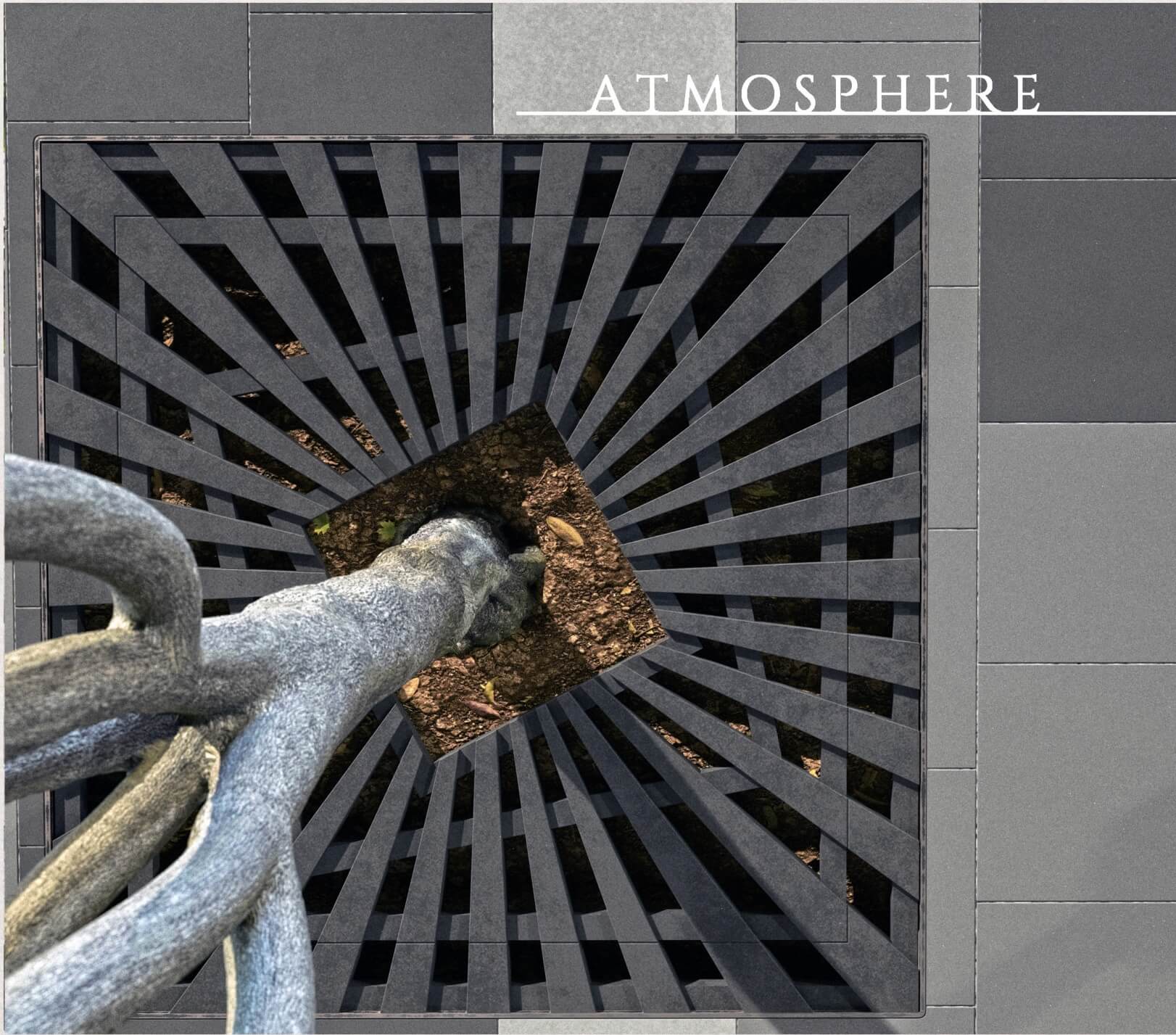 Приствольная решетка для дерева ZKING ATMOSPHERE 1.2х1.2м Черная в Таганроге фото