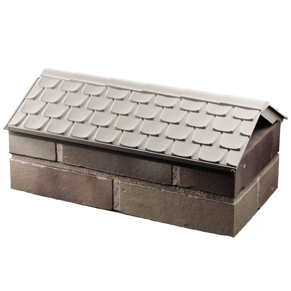 Парапет Zking Эльбрус Бежевый с посадкой на 1 кирпич (255мм) в Таганроге фото