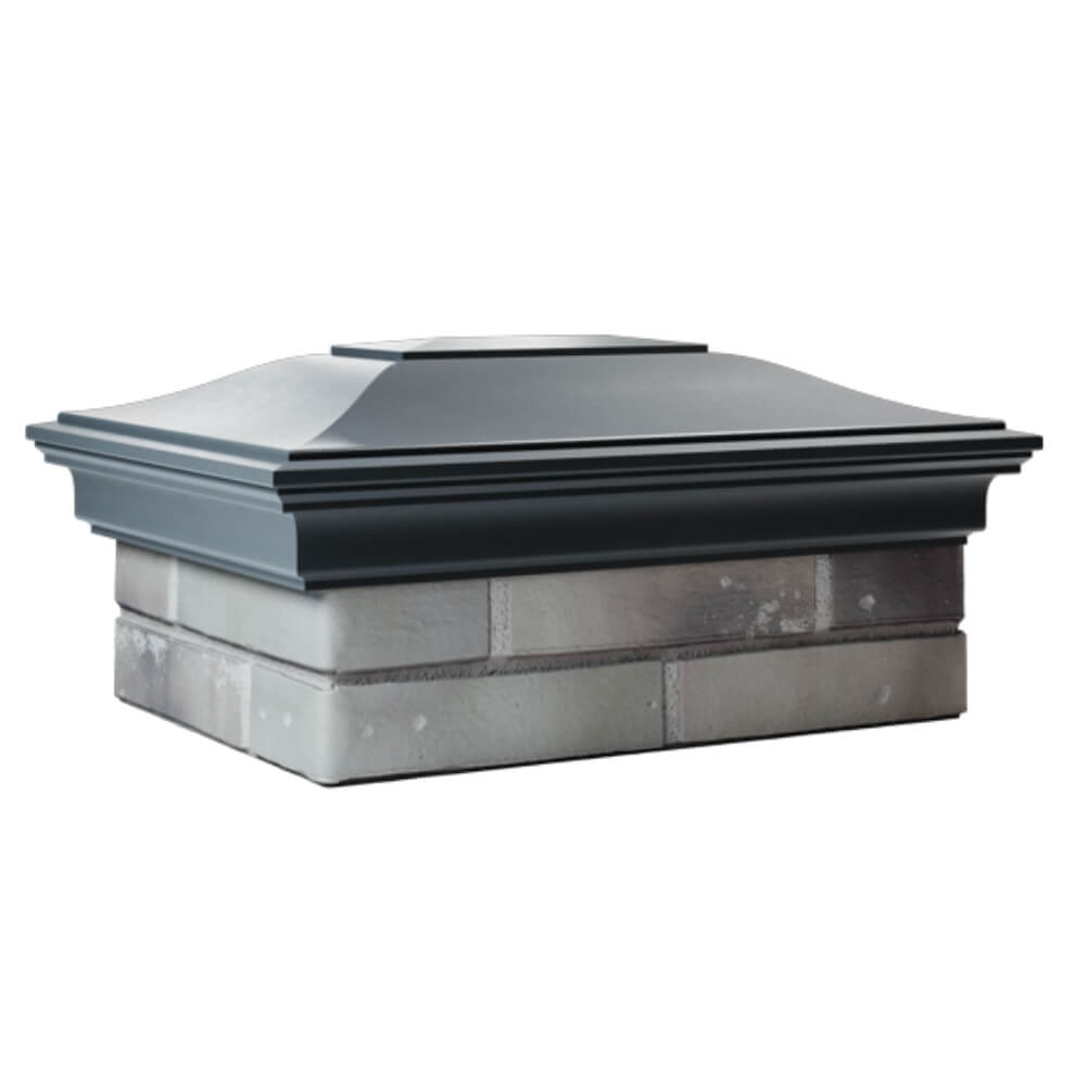 Колпак Zking Монблан Серый на столб 2х1.5 кирпича (515х385мм) в Таганроге фото