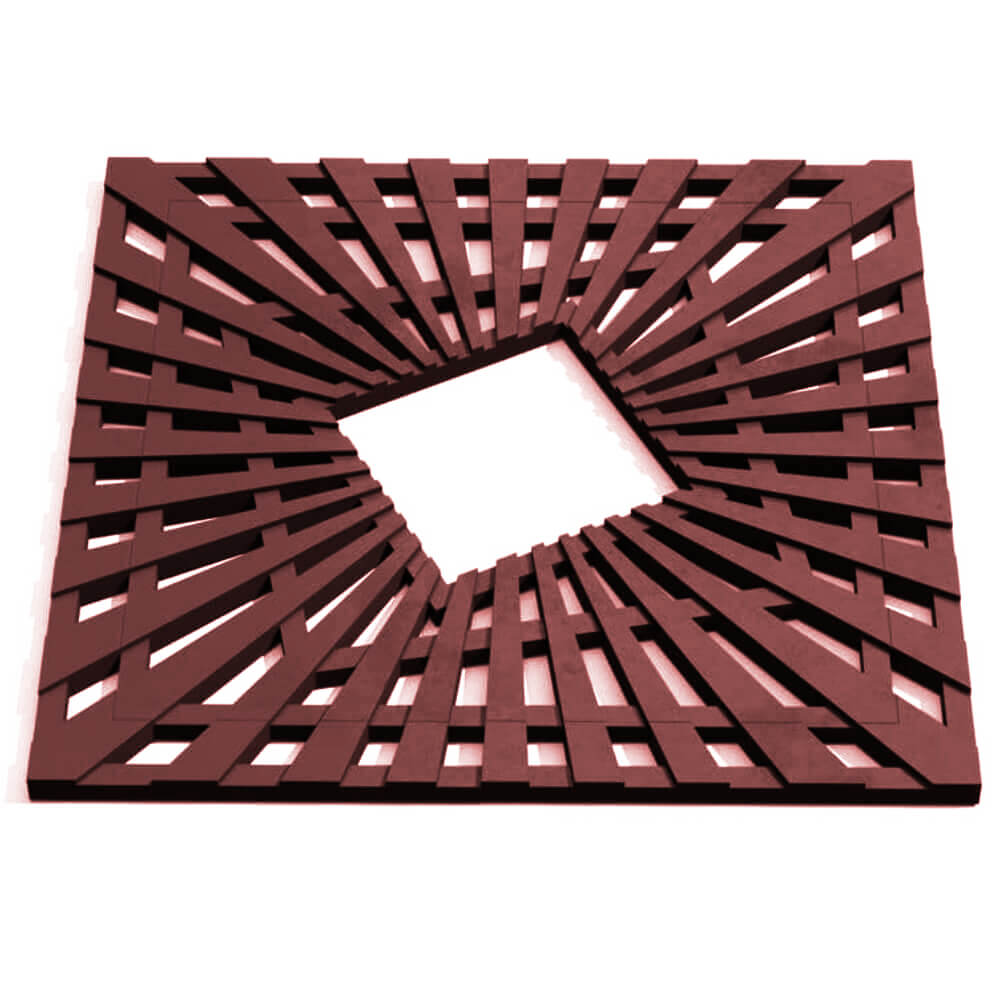 Приствольная решетка для дерева ZKING ATMOSPHERE 1.2х1.2м Коричневая Таганрог фото