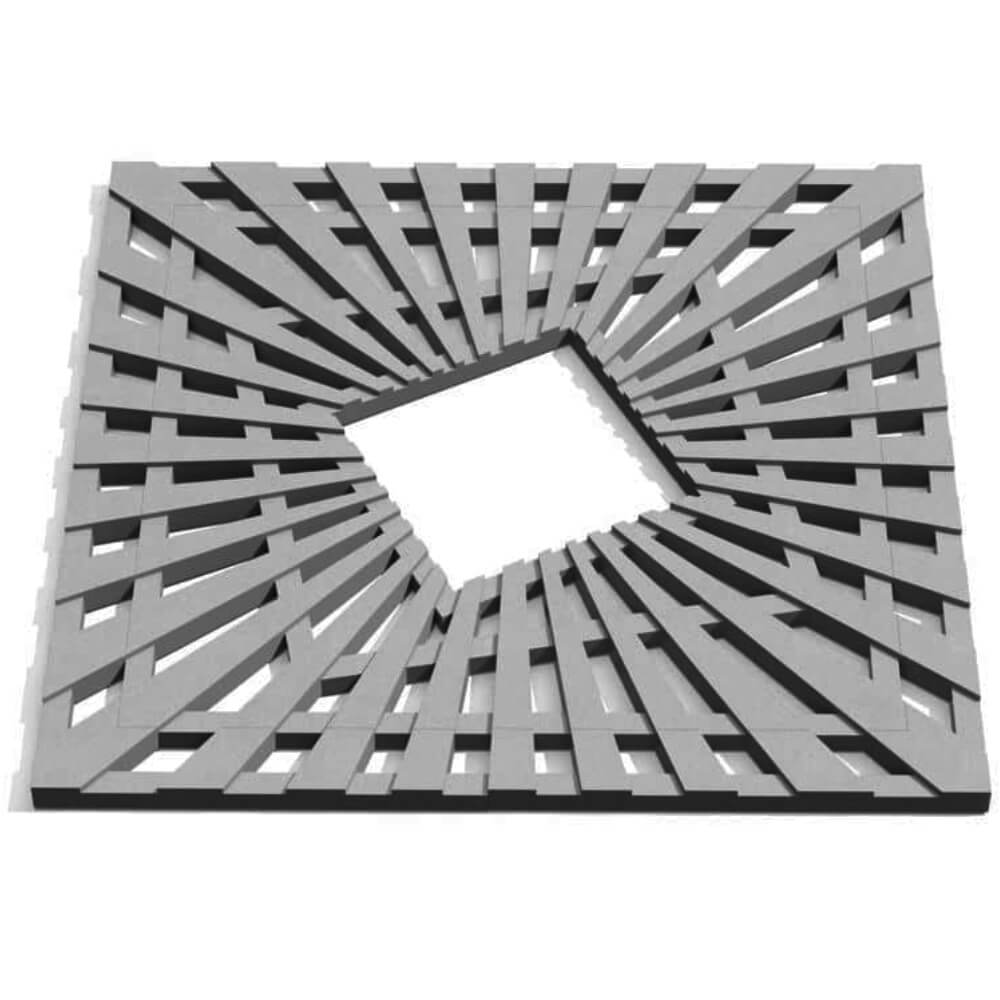 Приствольная решетка для дерева ZKING ATMOSPHERE 1.2х1.2м Серая Таганрог фото