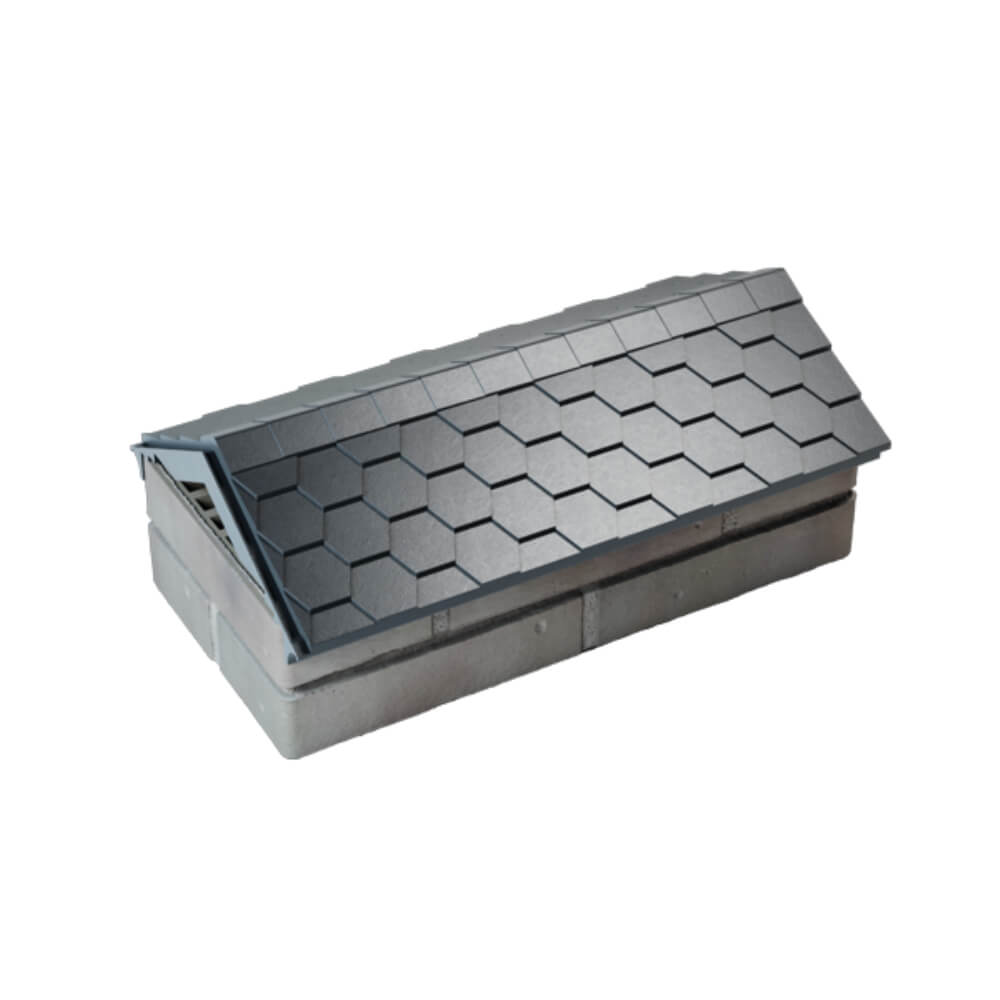 Парапет Zking Эверест Серый с посадкой на 1 кирпич (200/225/255мм) в Таганроге фото