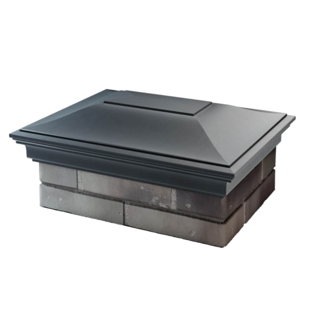 Колпак Zking Монблан Серый на столб 2х1.5 кирпича (515х385мм) в Таганроге фото