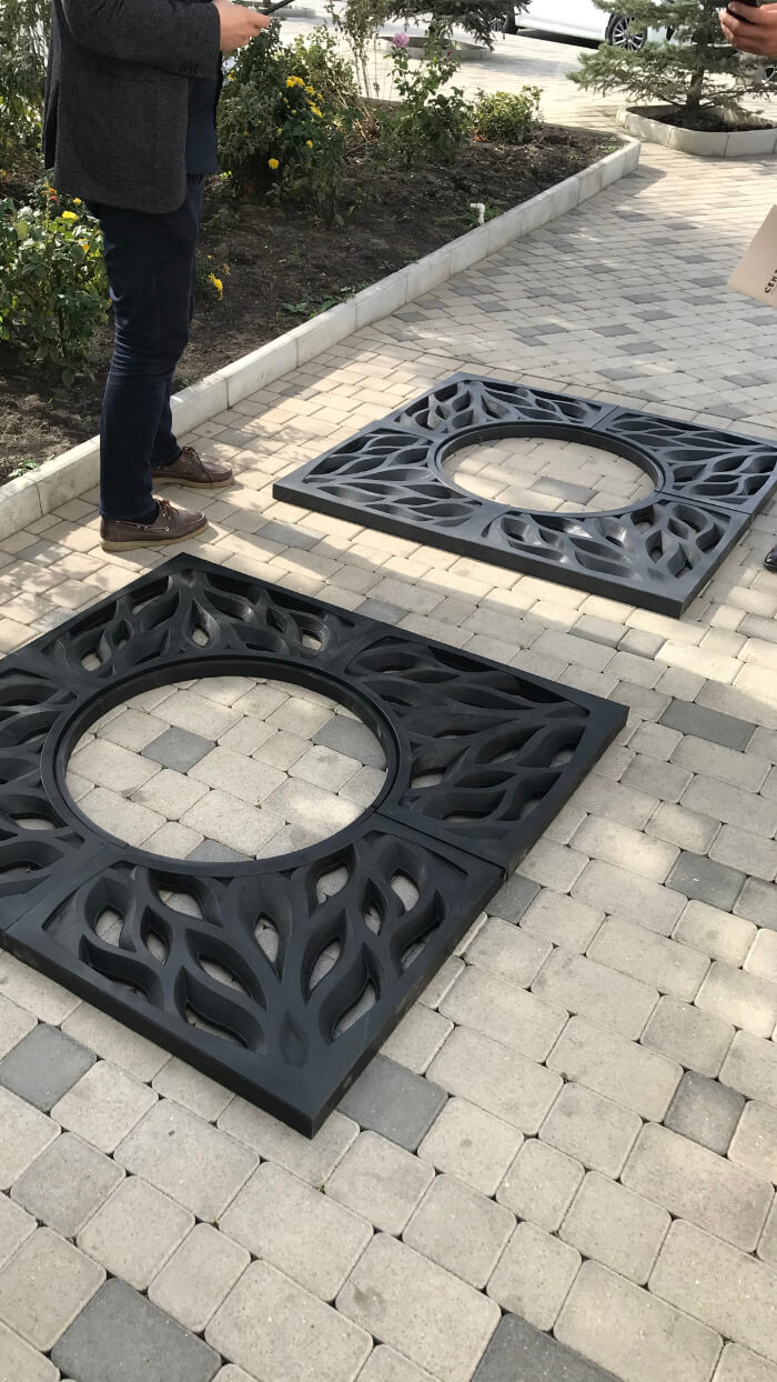 Приствольная решетка для дерева ZKING CRUST 1.2х1.2м Черная в Таганроге фото