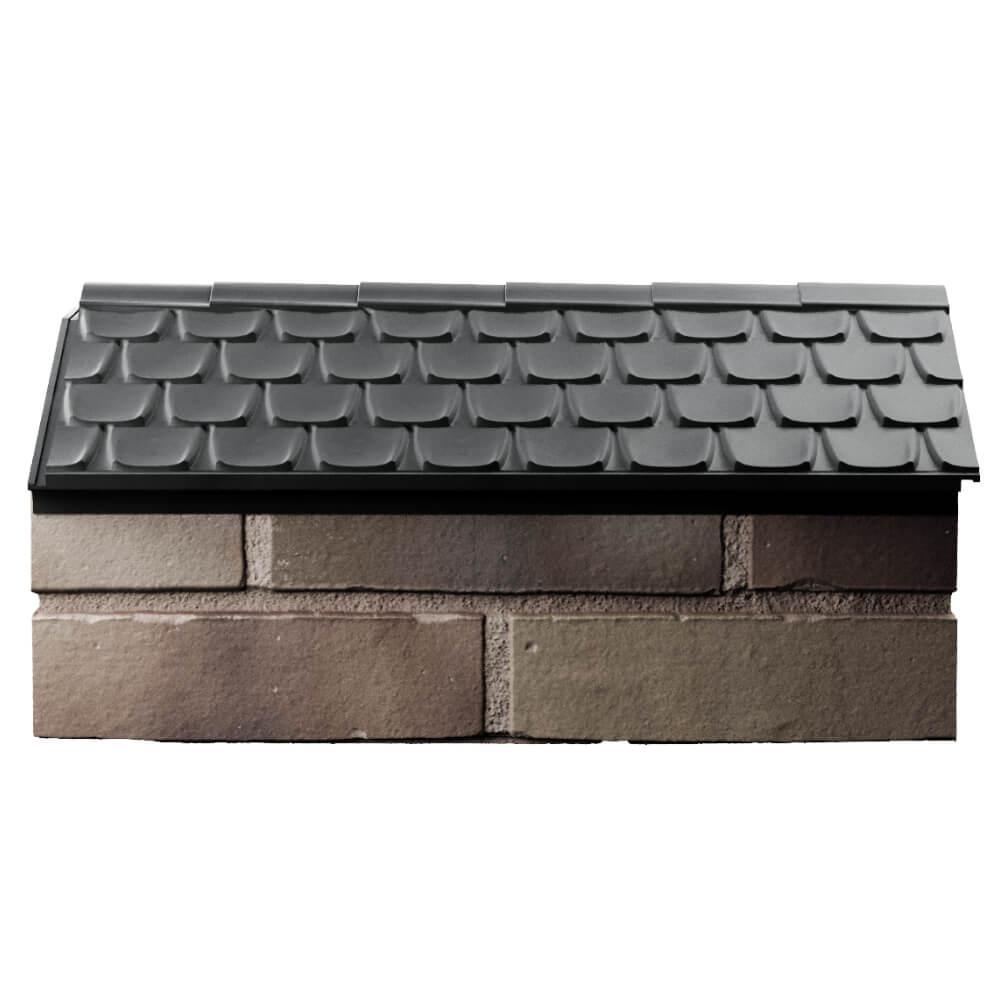 Парапет Zking Эльбрус Серый с посадкой на 1 кирпич (255мм) в Таганроге фото