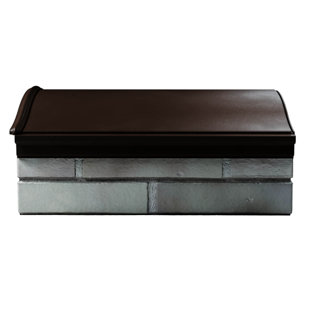 Парапет Zking Монблан Коричневый посадка на 1.5 кирпича (355/385мм) в Таганроге фото