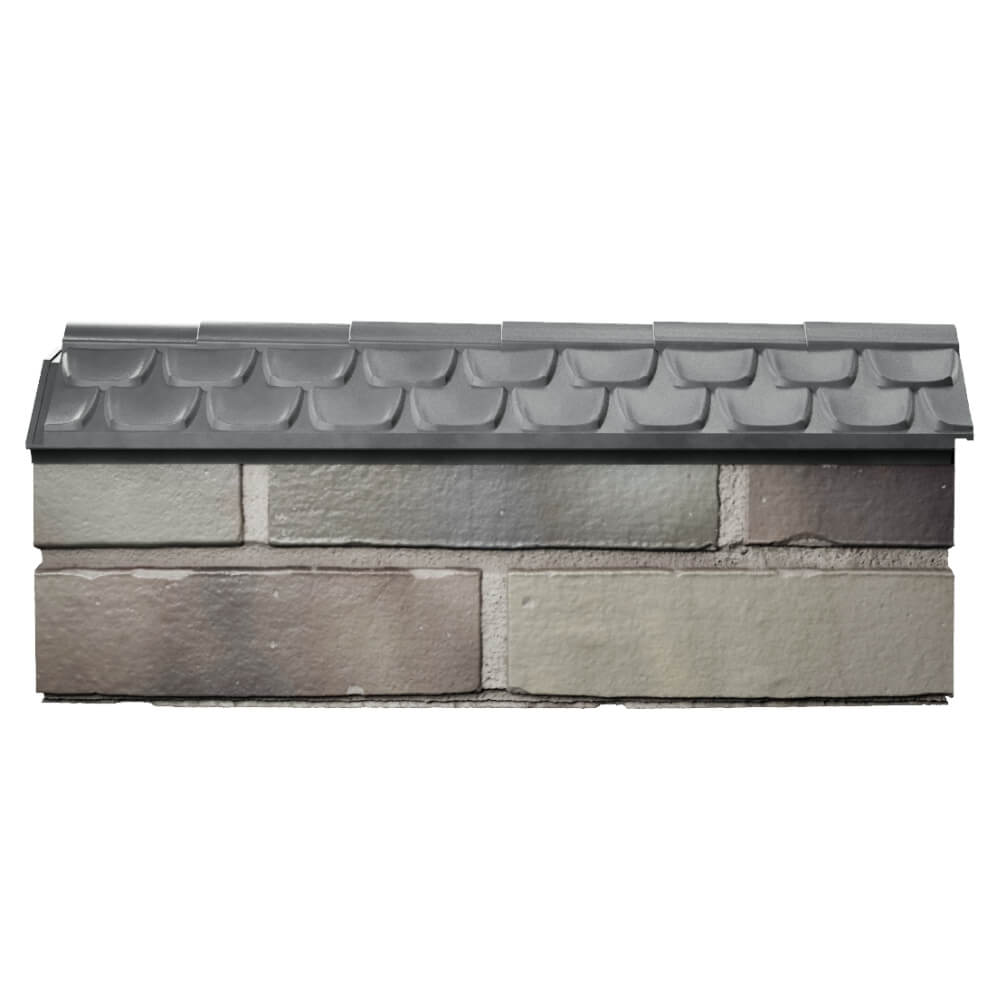 Парапет Zking Эльбрус Серый с посадкой на 0.5 кирпича (130мм) в Таганроге фото