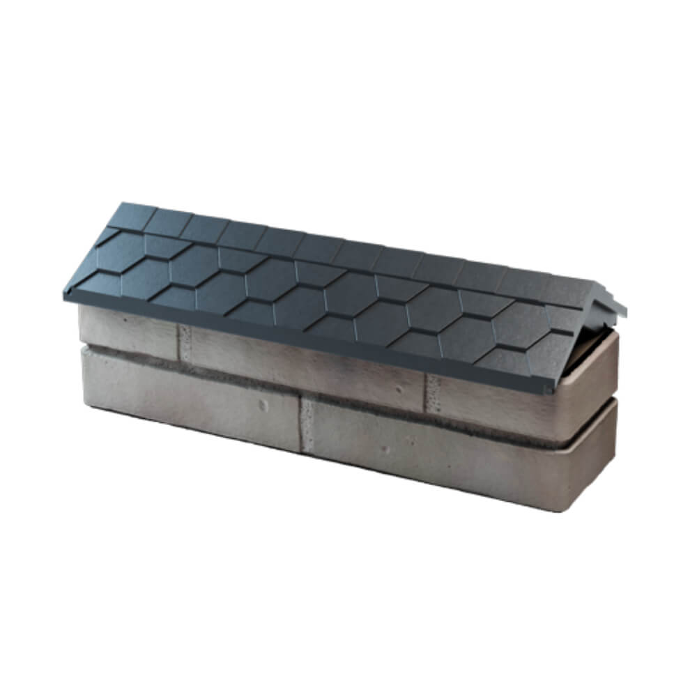 Парапет Zking Эверест Серый с посадкой на 0.5 кирпича (130мм) в Таганроге фото