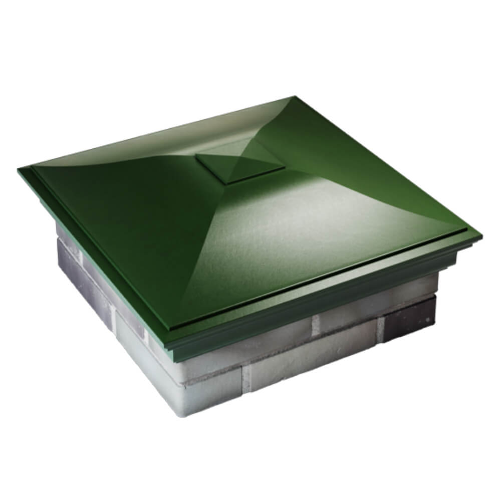 Колпак Zking Монблан Зеленый на столб 2х2 кирпича (515х515мм) Таганрог фото