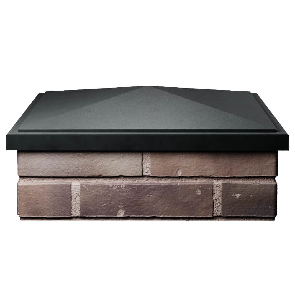 Колпак Zking БонаМоно Черный на столб 2х2 кирпича (515х515, 530х530мм) Таганрог фото