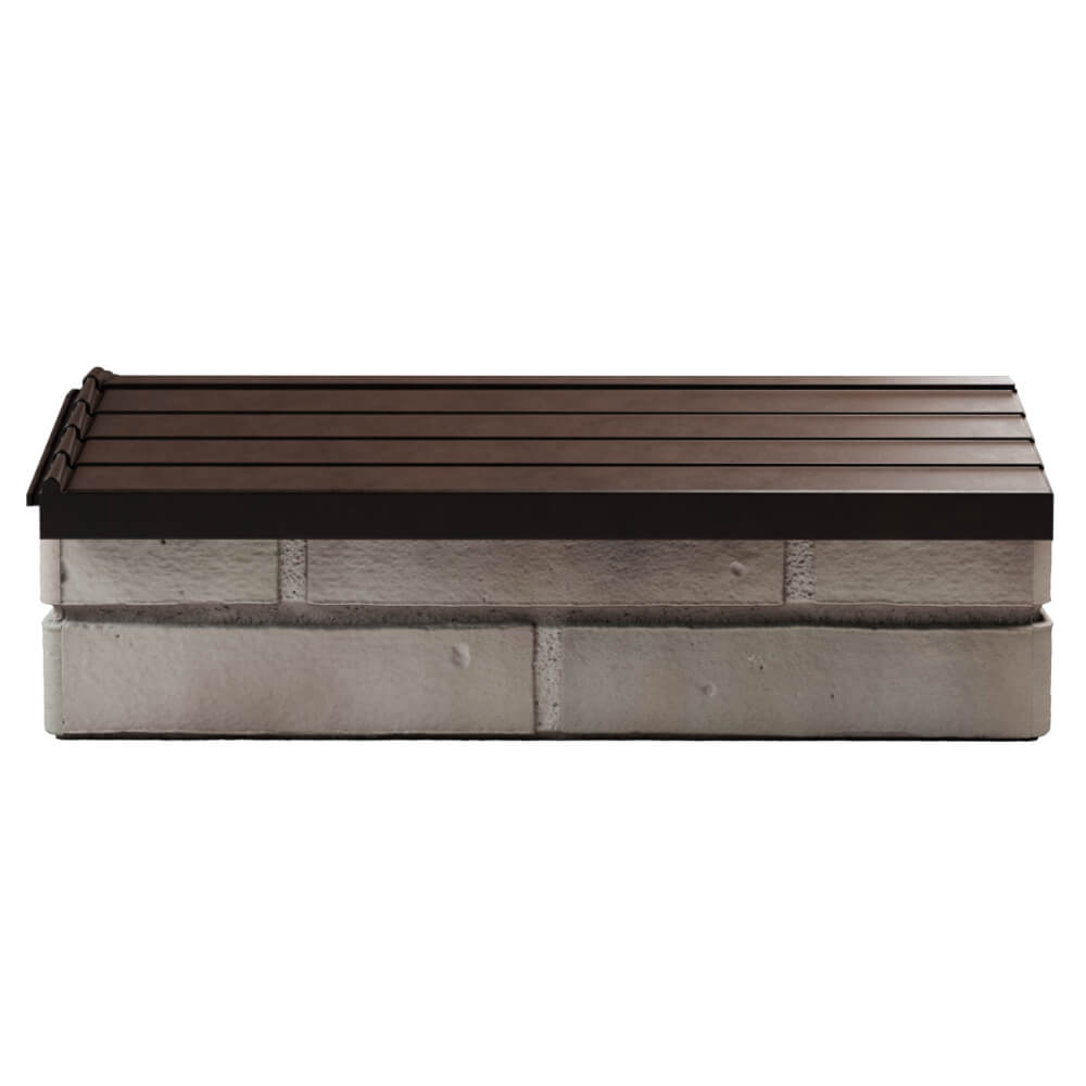 Парапет Zking Бона ХайТек Коричневый с посадкой на 1 кирпич (200/225/255мм) в Таганроге фото