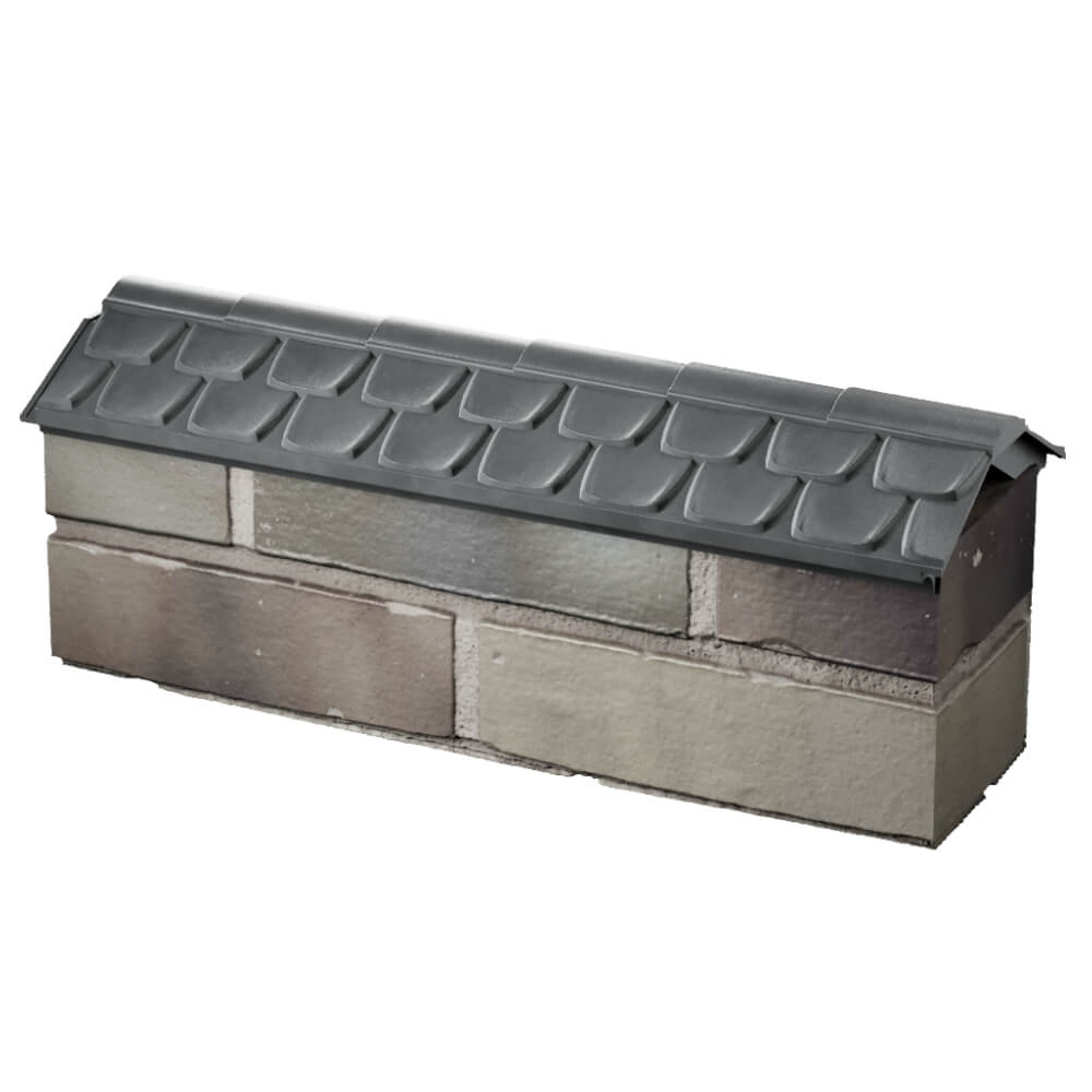 Парапет Zking Эльбрус Серый с посадкой на 0.5 кирпича (130мм) в Таганроге фото