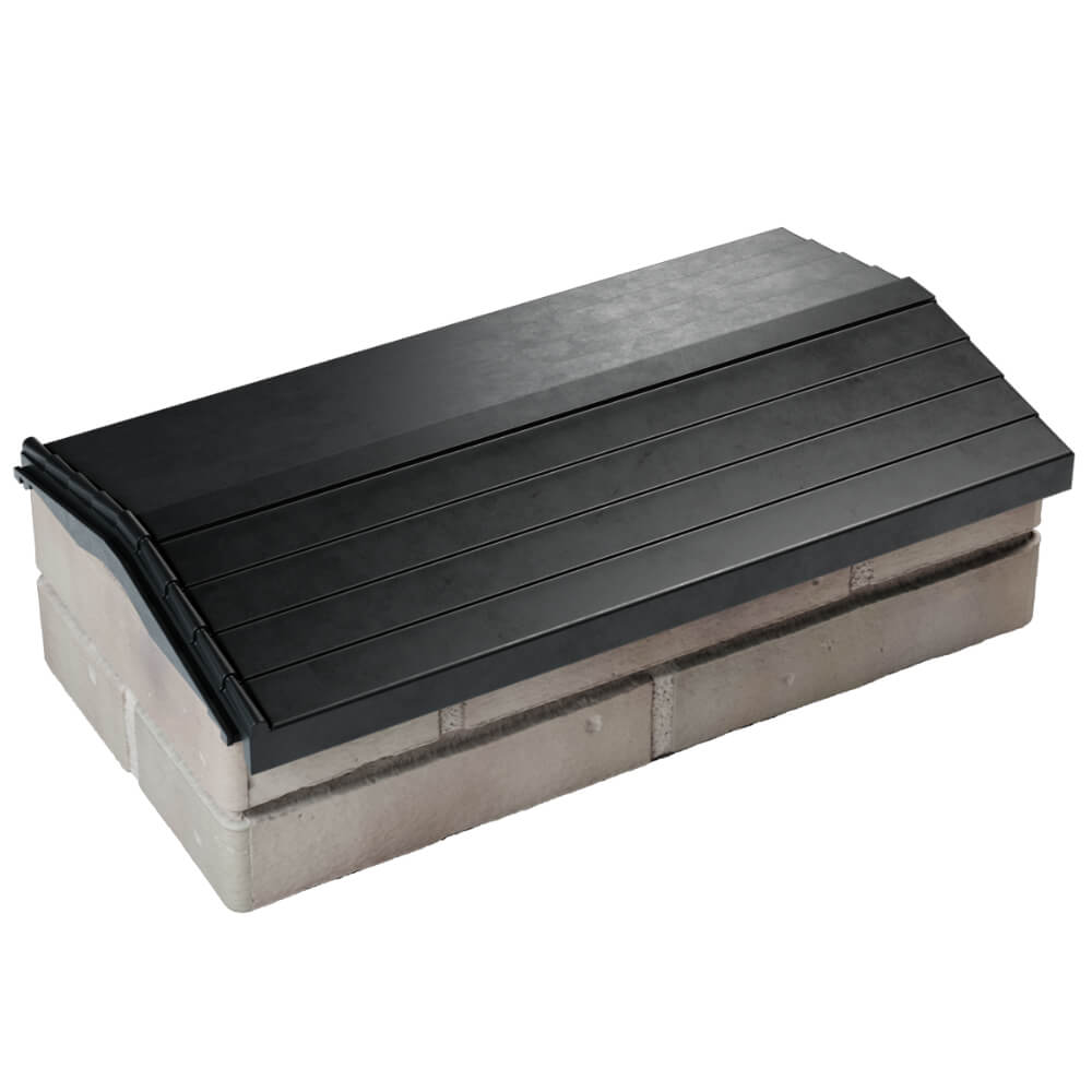 Парапет Zking Бона ХайТек Черный с посадкой на 1 кирпич (200/225/255мм) в Таганроге фото