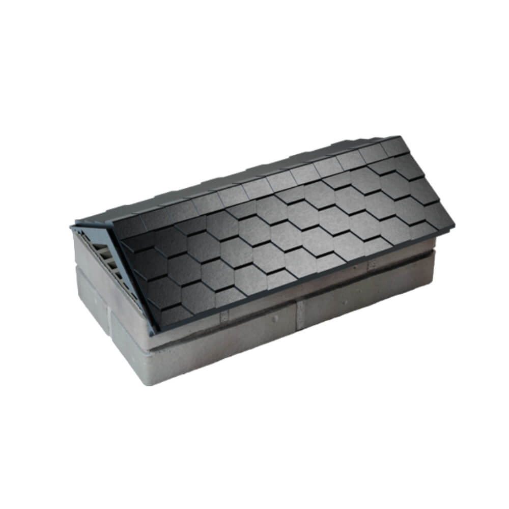 Парапет Zking Эверест Черный с посадкой на 1 кирпич (200/225/255мм) в Таганроге фото