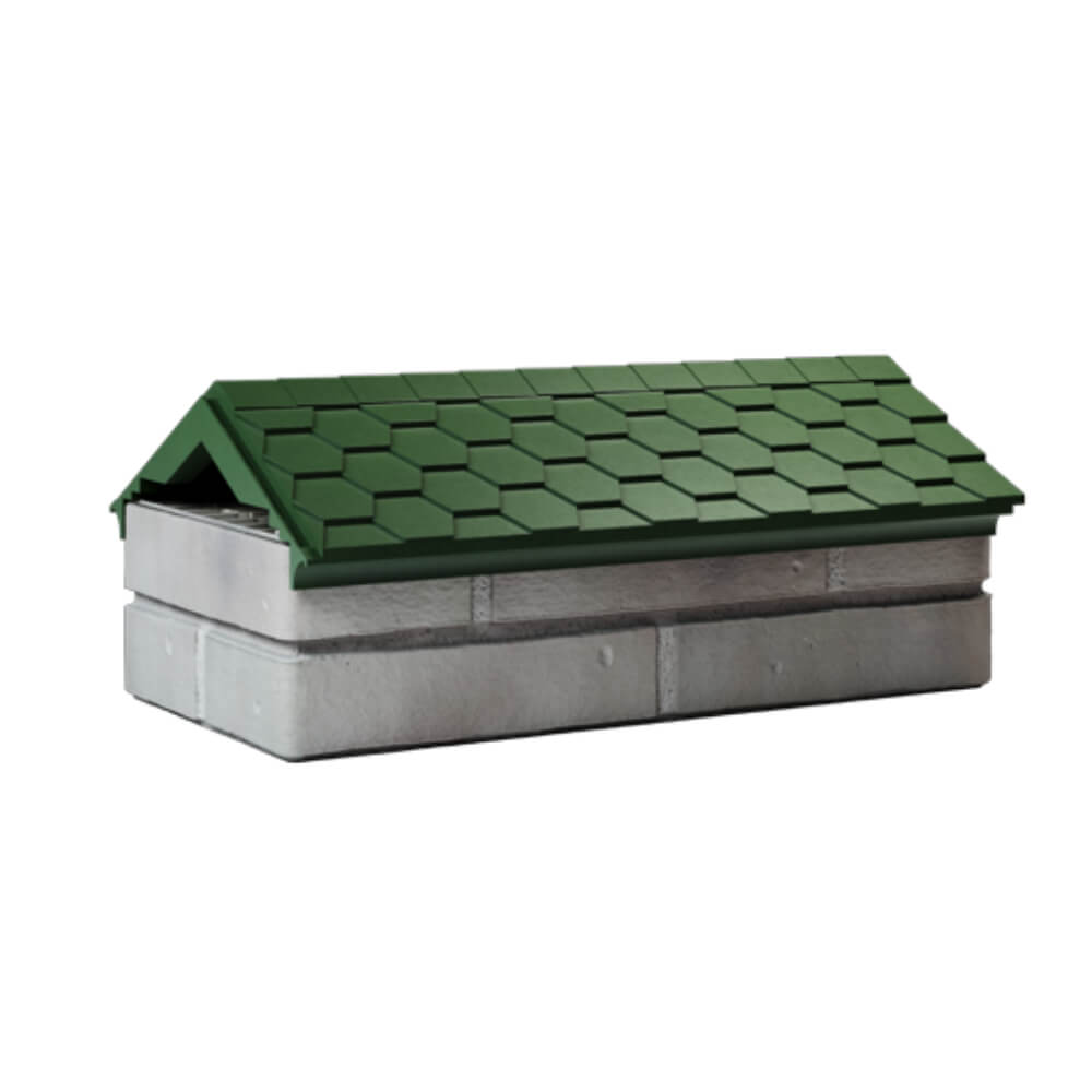 Парапет Zking Эверест Зеленый с посадкой на 1 кирпич (200/225/255мм) Таганрог фото