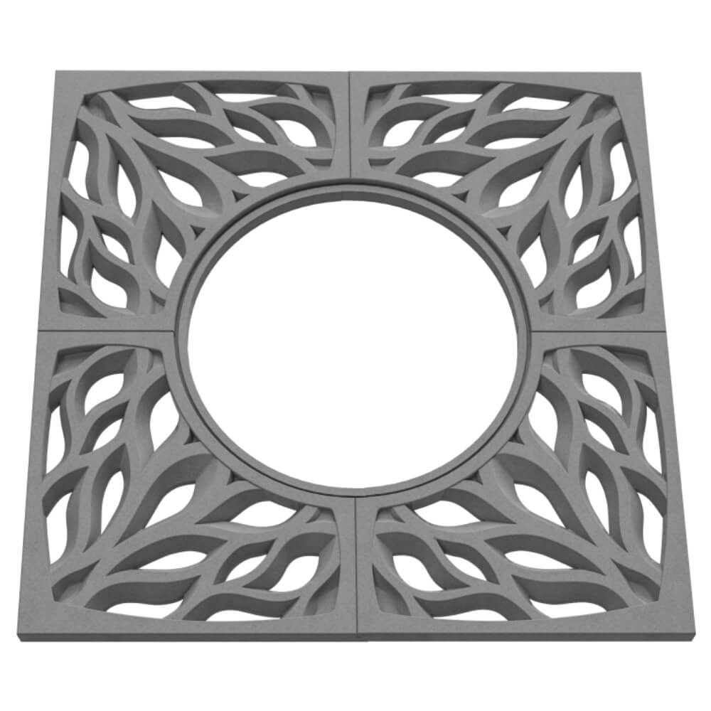 Приствольная решетка для дерева ZKING CRUST 1.2х1.2м Серая в Таганроге фото