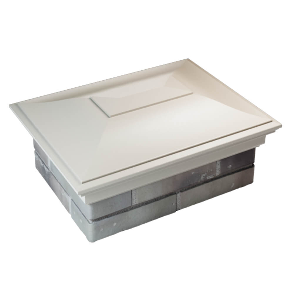 Колпак Zking Монблан Бежевый на столб 2х1.5 кирпича (515х385мм) Таганрог фото