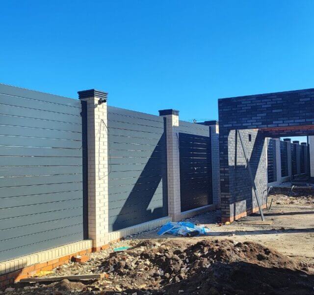 Колпак Zking Бона ХайТек Серый на столб 1.5х1.5 кирпича (385х385мм) в Таганроге фото