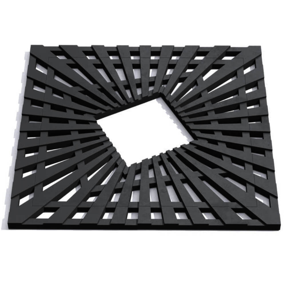 Приствольная решетка для дерева ZKING ATMOSPHERE 1.2х1.2м Черная Таганрог фото