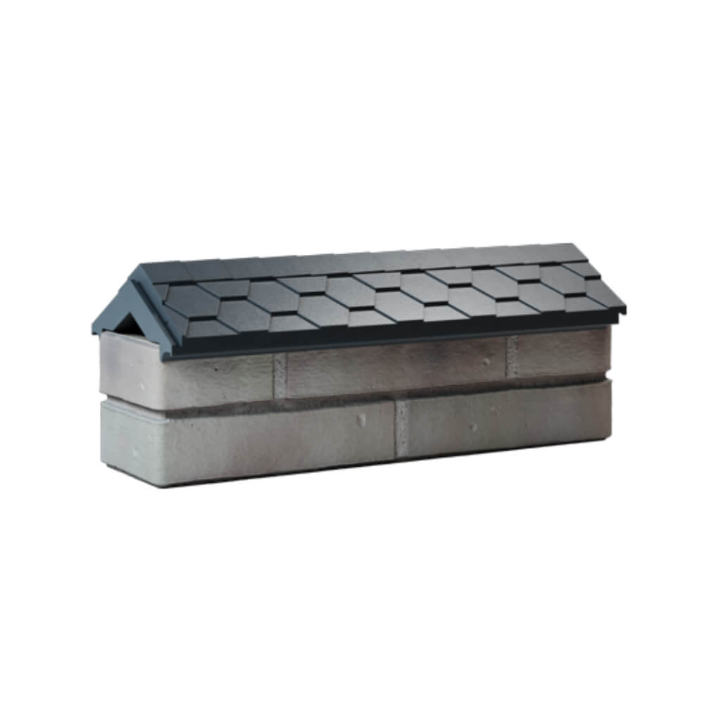 Парапет Zking Эверест Серый с посадкой на 0.5 кирпича (130мм) Таганрог фото