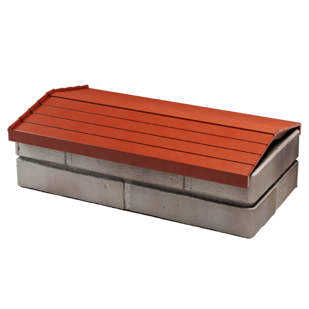 Парапет Zking Бона ХайТек Красный с посадкой на 1 кирпич (200/225/255мм) в Таганроге фото