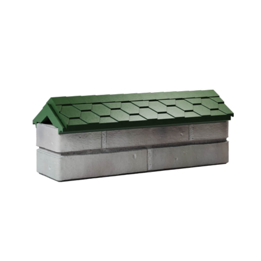 Парапет Zking Эверест Зеленый с посадкой на 0.5 кирпича (130мм) Таганрог фото