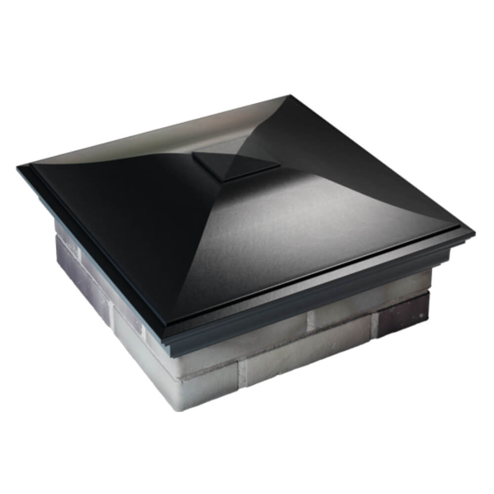 Колпак Zking Монблан Черный на столб 2х2 кирпича (515х515мм) Таганрог фото