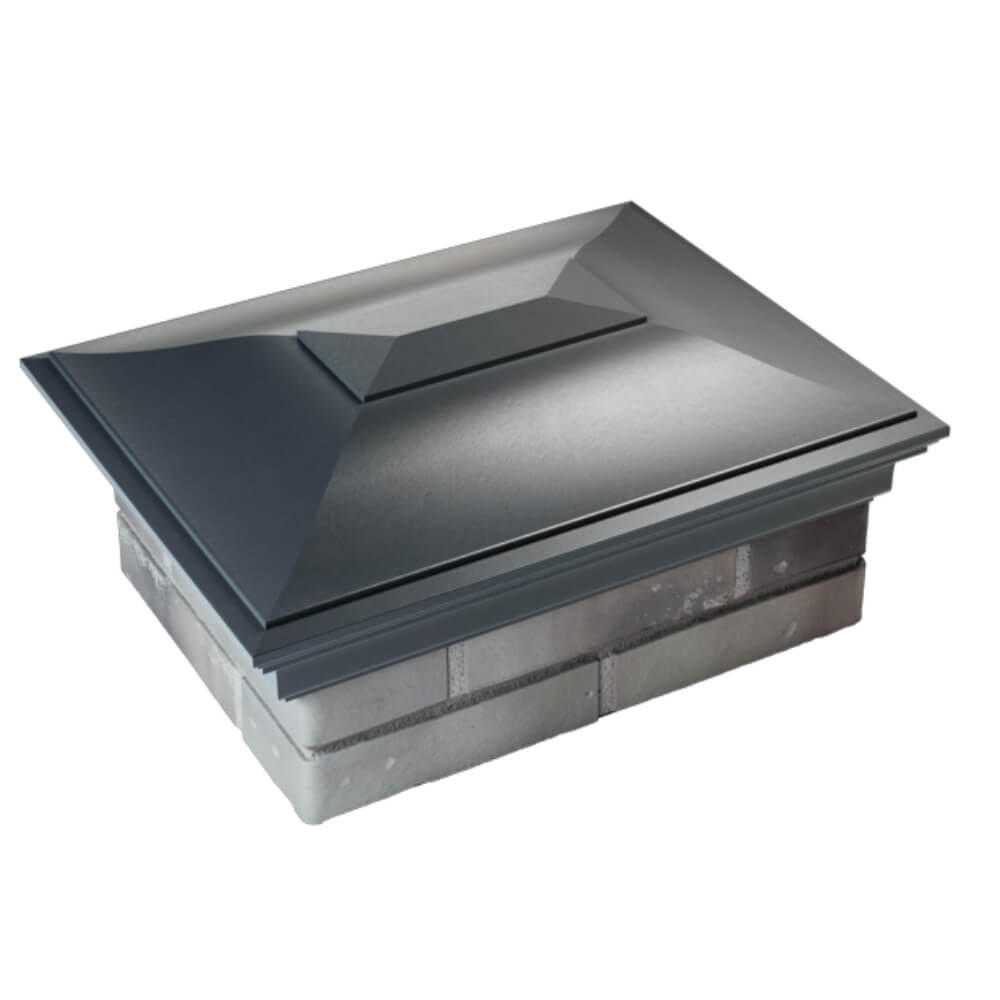 Колпак Zking Монблан Серый на столб 2х1.5 кирпича (515х385мм) Таганрог фото