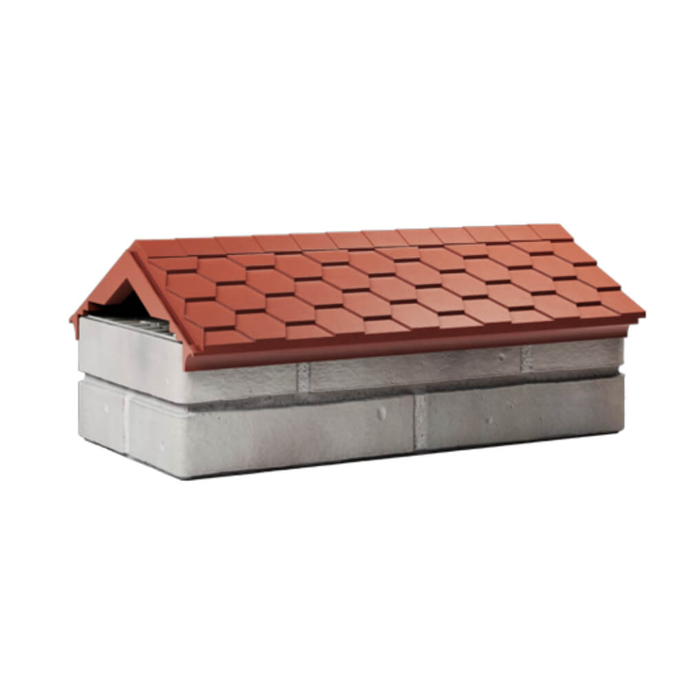Парапет Zking Эверест Красный с посадкой на 1 кирпич (200/225/255мм) Таганрог фото