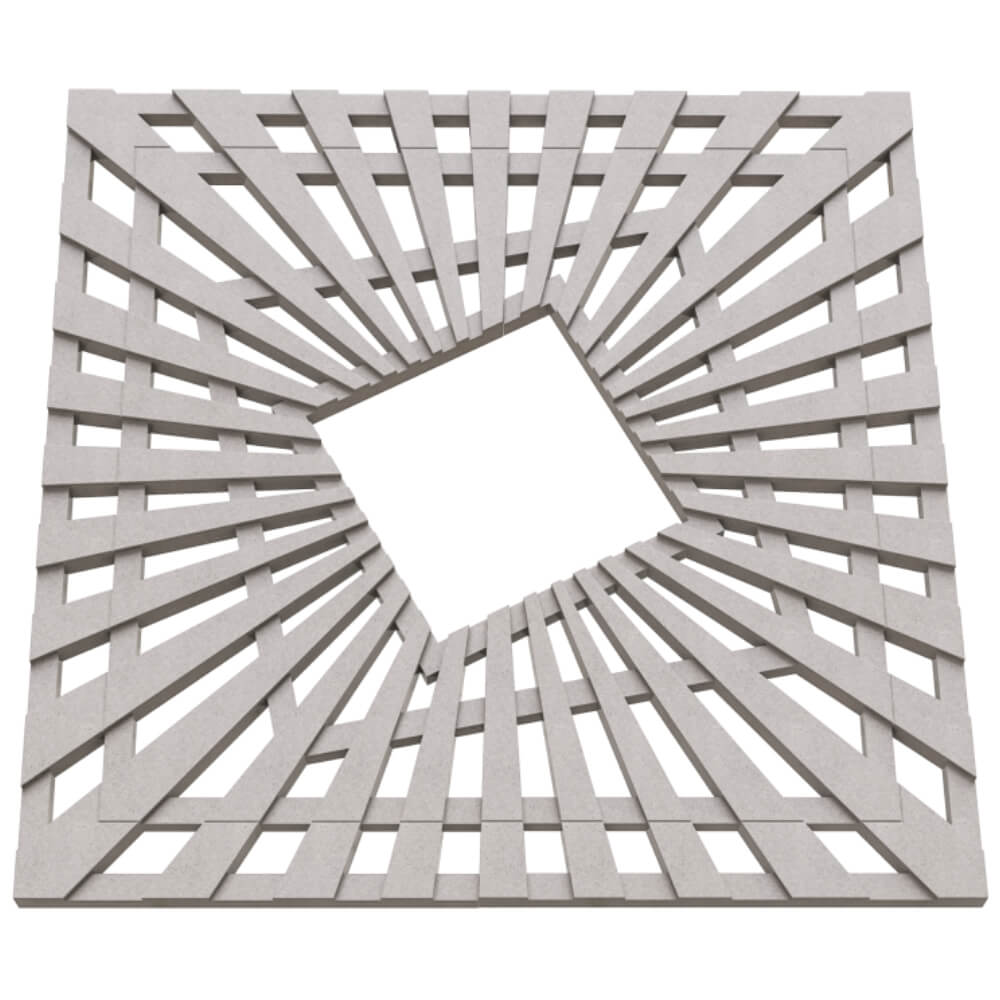 Приствольная решетка для дерева ZKING ATMOSPHERE 1.2х1.2м Бежевая в Таганроге фото