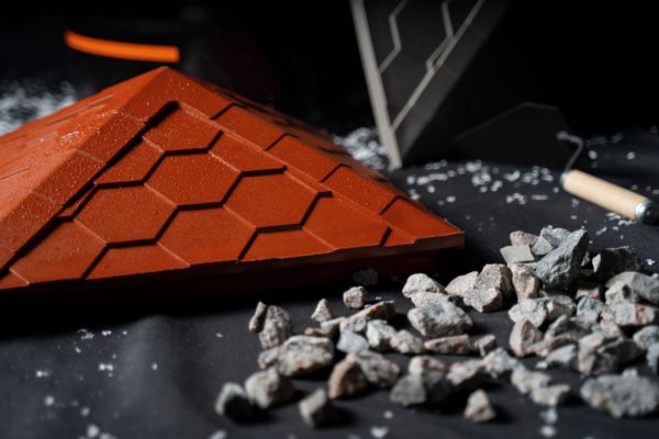 Колпак Zking Эверест Красный на столб 1.5х1.5 кирпича (390х390мм) в Таганроге фото