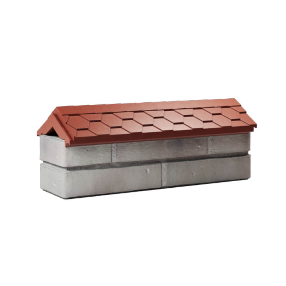 Парапет Zking Эверест Красный с посадкой на 0.5 кирпича (130мм) Таганрог фото