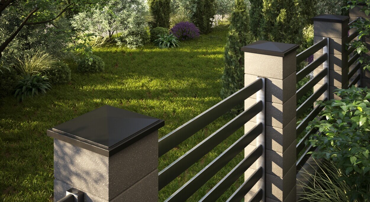 Колпак Zking БонаМоно Коричневый на столб 1.5х1.5 кирпича (385х385, 400х400мм) в Таганроге фото