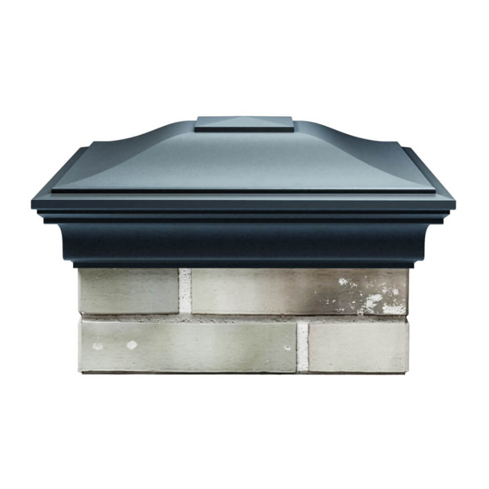 Колпак Zking Монблан Серый на столб 1.5х1.5 еврокирпича 0.7НФ (355х355мм) Таганрог фото