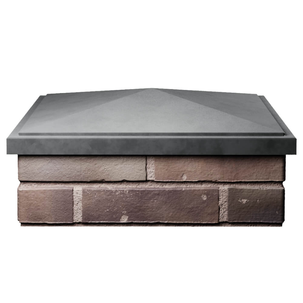 Колпак Zking БонаМоно Серый на столб 2х2 кирпича (515х515, 530х530мм) Таганрог фото