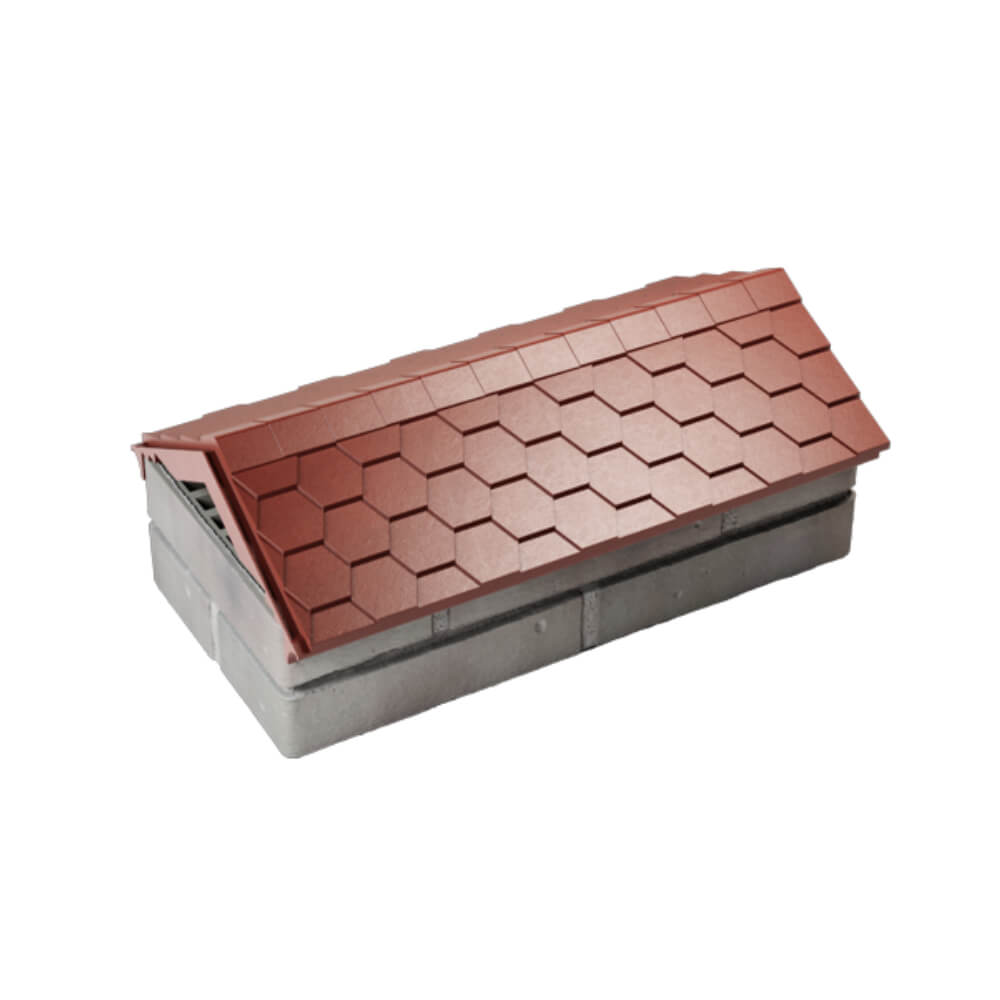 Парапет Zking Эверест Красный с посадкой на 1 кирпич (200/225/255мм) в Таганроге фото