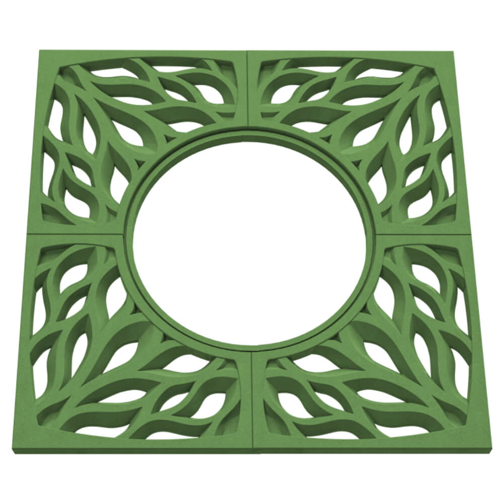 Приствольная решетка для дерева ZKING CRUST 1.2х1.2м Зеленая в Таганроге фото