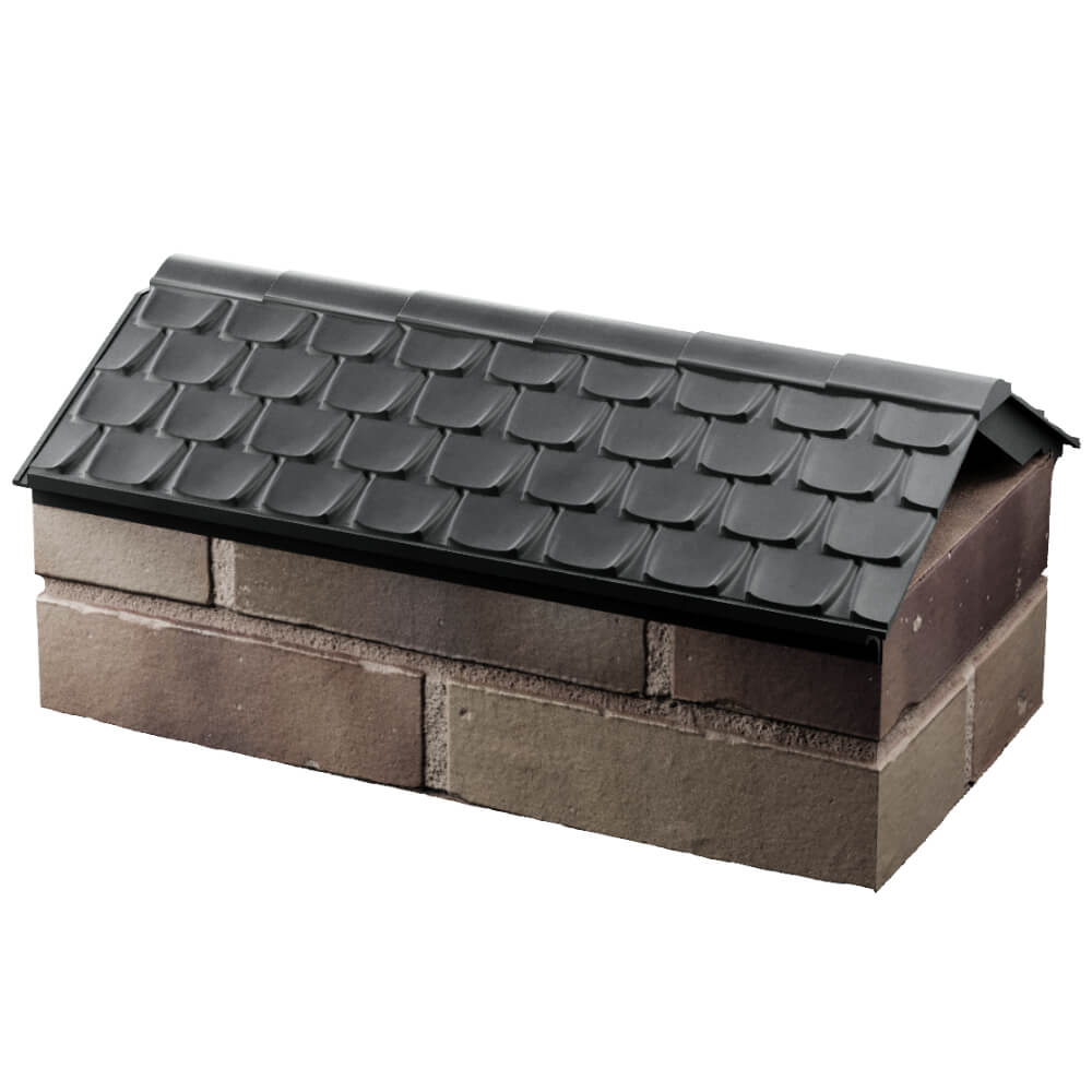 Парапет Zking Эльбрус Серый с посадкой на 1 кирпич (255мм) в Таганроге фото