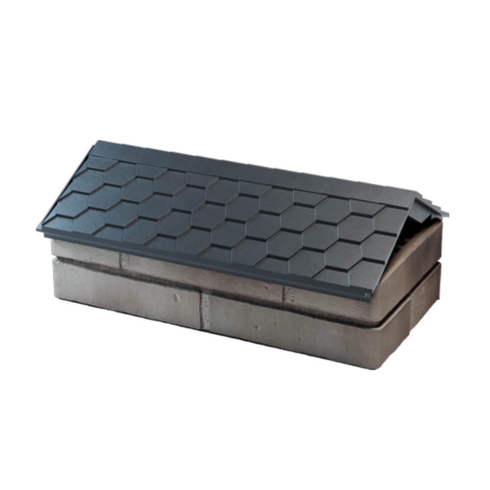 Парапет Zking Эверест Серый с посадкой на 1 кирпич (200/225/255мм) в Таганроге фото