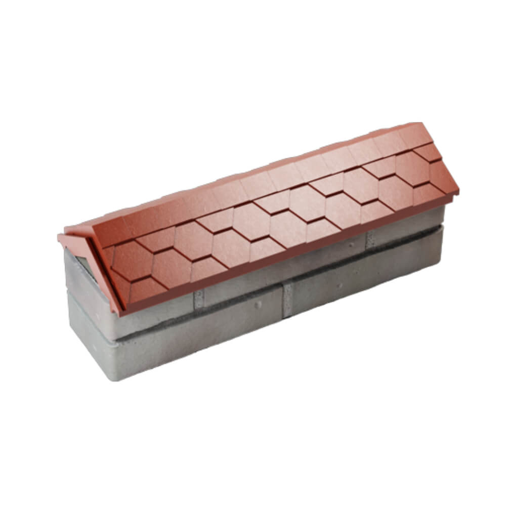 Парапет Zking Эверест Красный с посадкой на 0.5 кирпича (130мм) в Таганроге фото