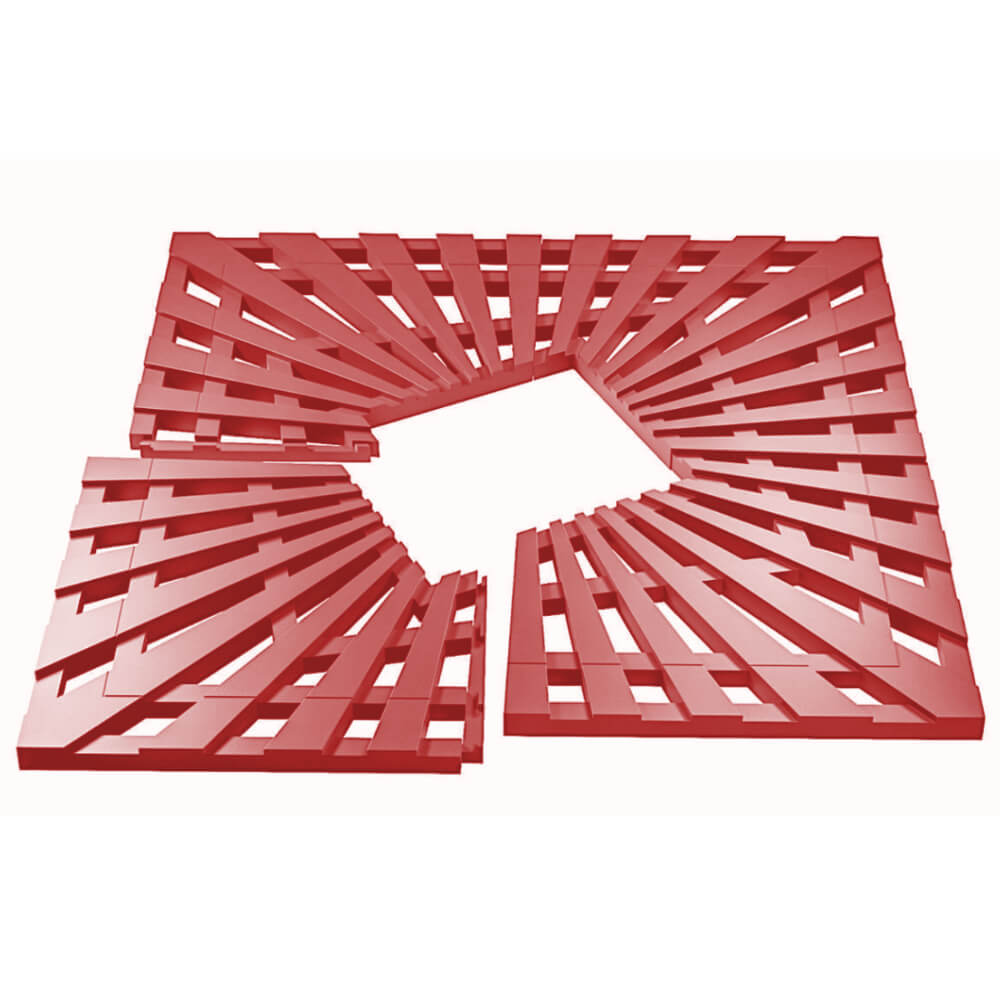 Приствольная решетка для дерева ZKING ATMOSPHERE 1.2х1.2м Красная в Таганроге фото