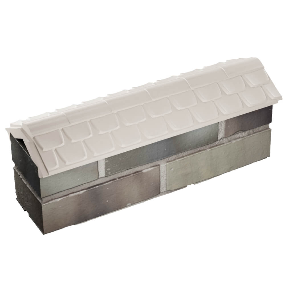 Парапет Zking Эльбрус Бежевый с посадкой на 0.5 кирпича (130мм) в Таганроге фото