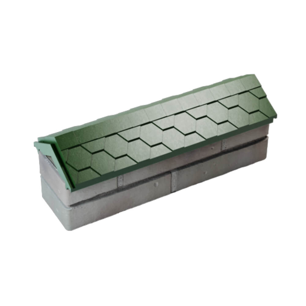 Парапет Zking Эверест Зеленый с посадкой на 0.5 кирпича (130мм) в Таганроге фото