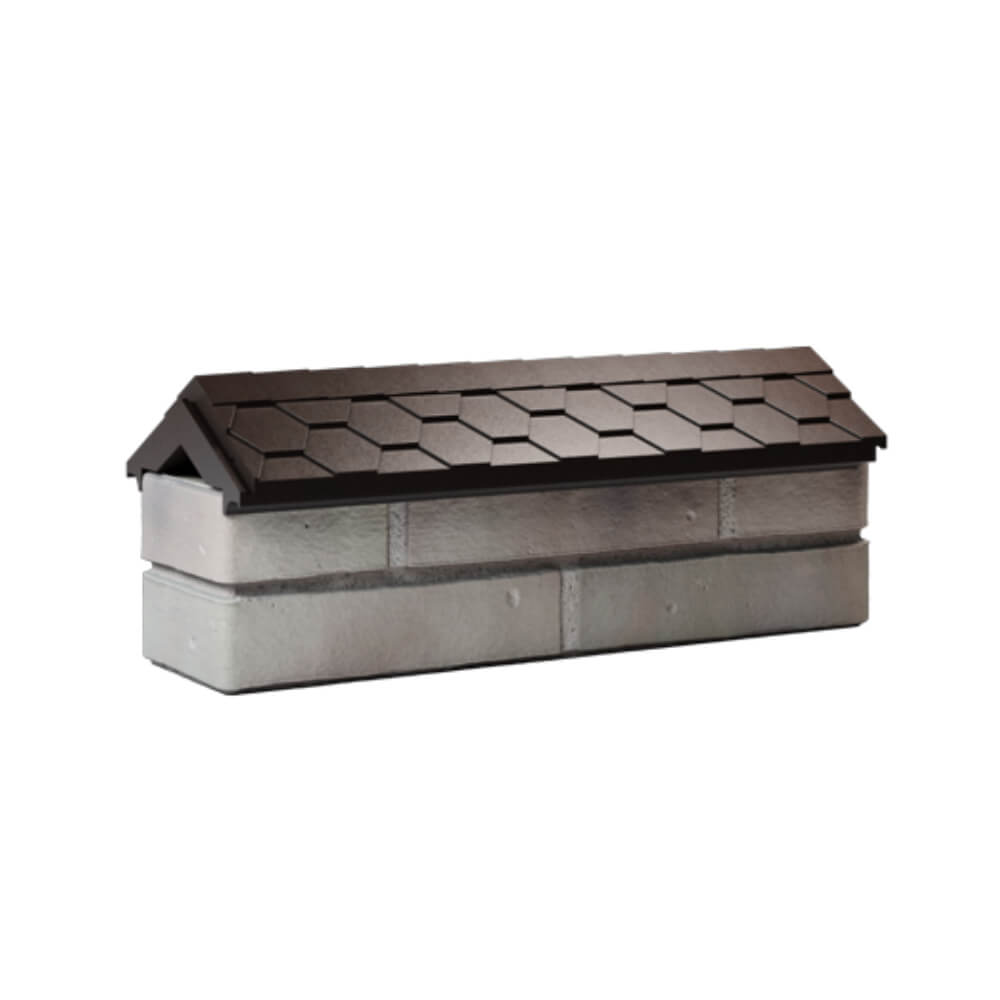 Парапет Zking Эверест Коричневый с посадкой на 0.5 кирпича (130мм) Таганрог фото