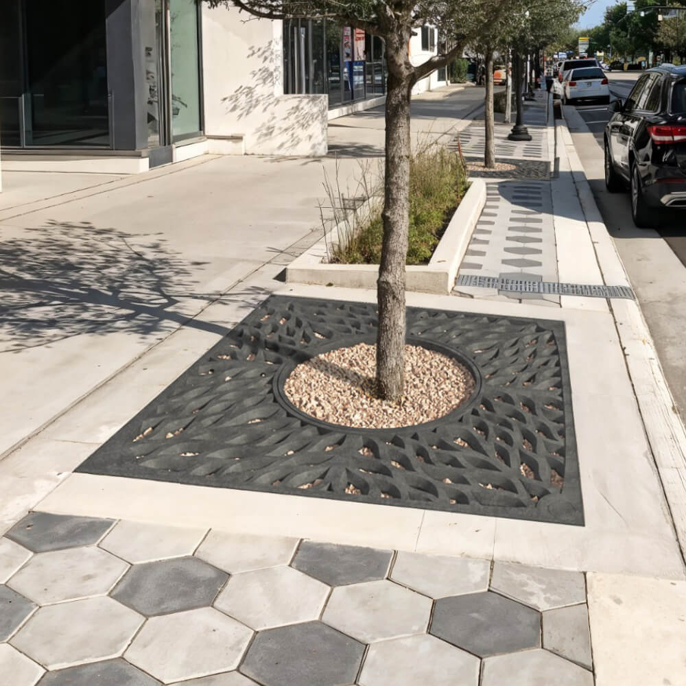 Приствольная решетка для дерева ZKING CRUST 2х2м Черная в Таганроге фото