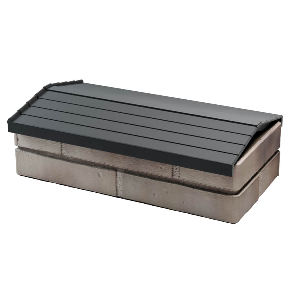 Парапет Zking Бона ХайТек Серый с посадкой на 1 кирпич (200/225/255мм) в Таганроге фото